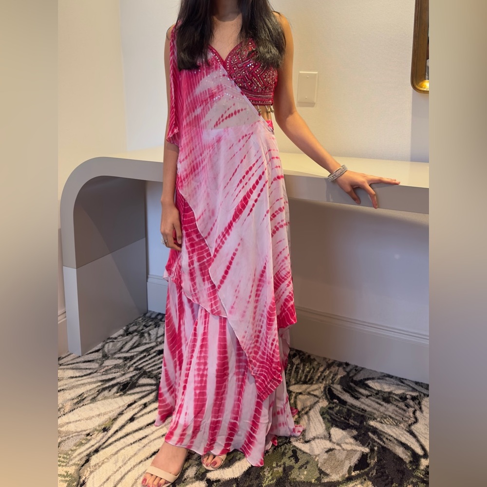 Indian sharara saree small size